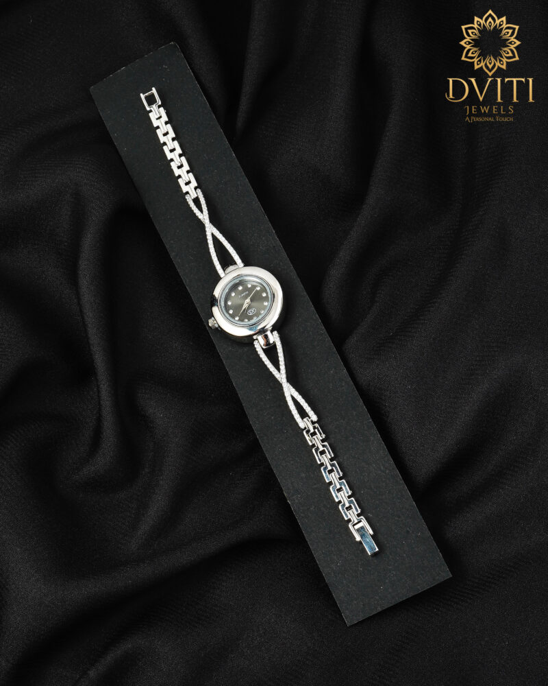 Silver fusion watch