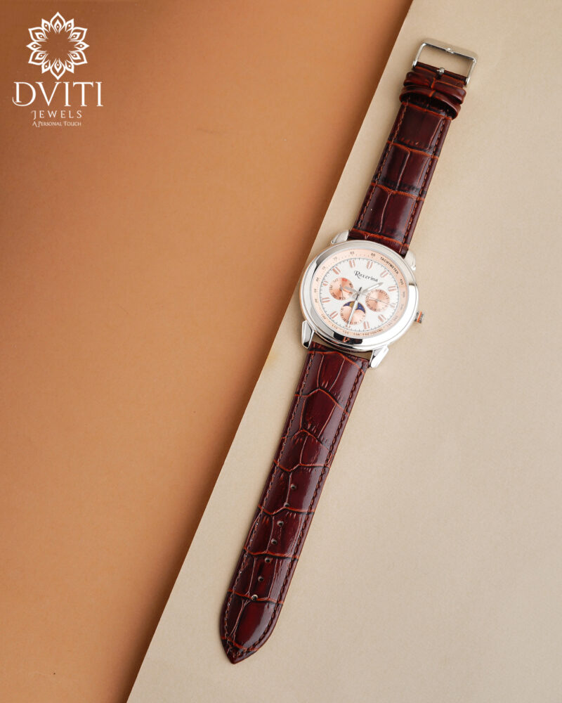 Leather belt watch